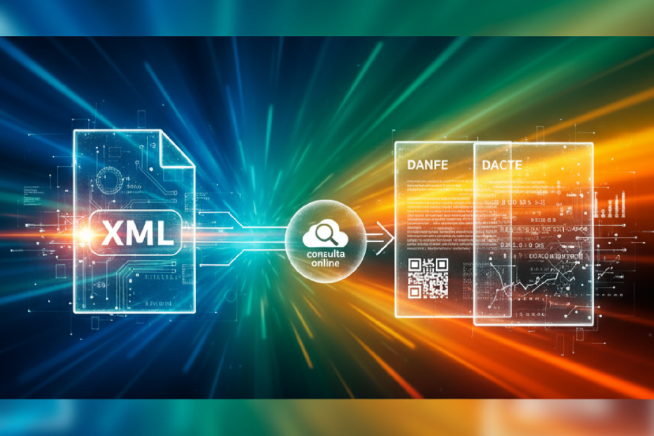 Imagem ilustrativa sobre Conversão XML para DANFE / DACTE Online