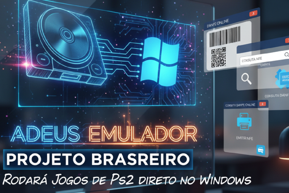 Imagem ilustrativa sobre Adeus emulador: projeto brasileiro rodará jogos de PS2 direto no Windows